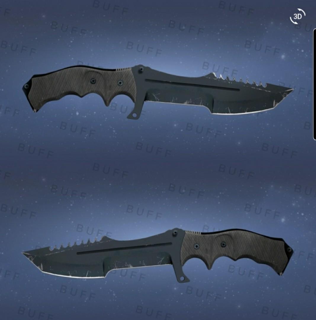 (0.16 FV) CSGO KNIFE Huntsman Knife Night, Video Gaming, Gaming