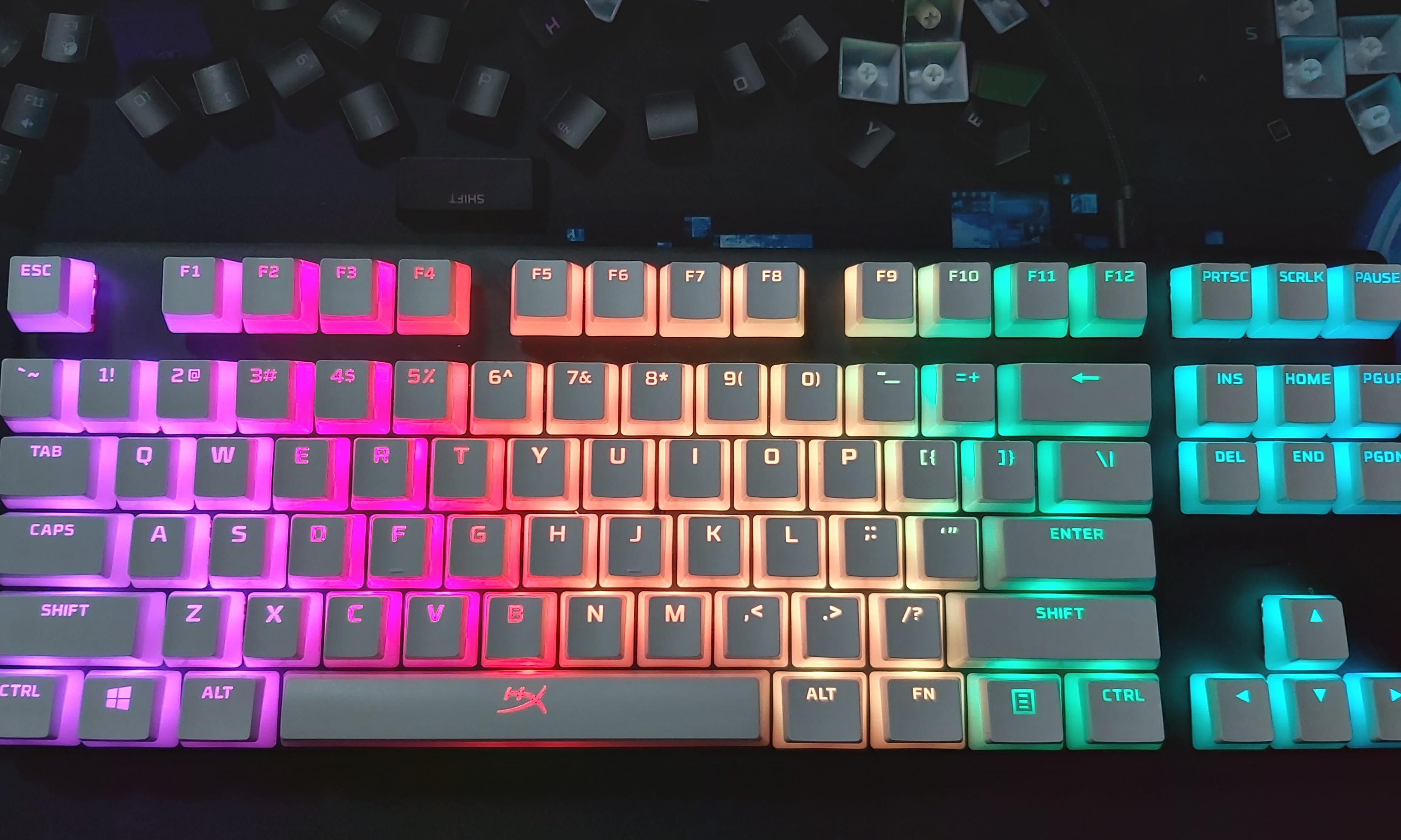 Hyperx Alloy Origins Core Tkl Mechanical Keyboard With Hyperx Pbt Pudding Keycaps Computers Tech Parts Accessories Computer Keyboard On Carousell