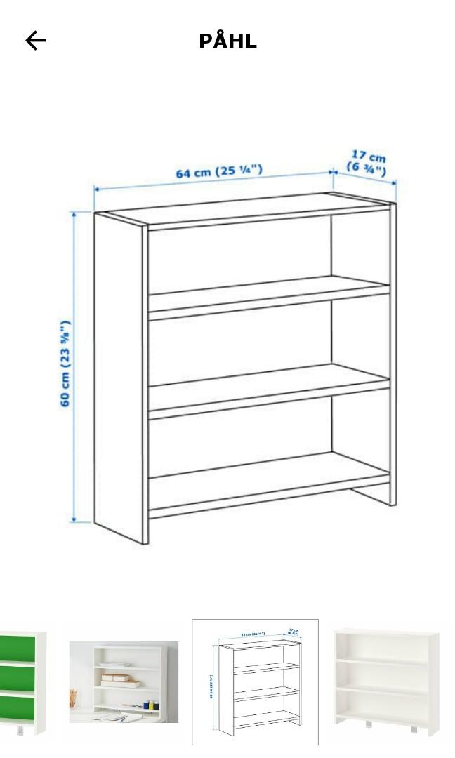IKEA desk top shelf, Furniture & Home Living, Furniture, Shelves