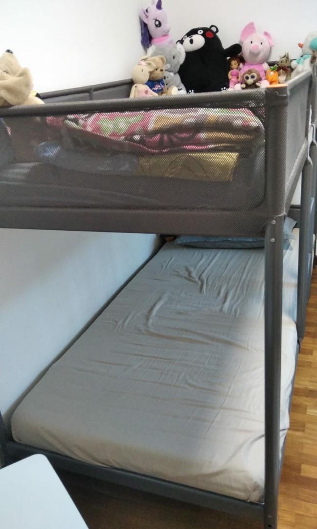 Ikea Tuffing Bunk Bed frame, Furniture & Home Living, Furniture, Bed
