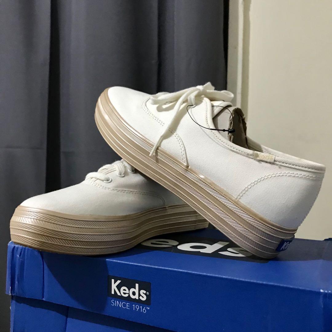 keds triple shimmer platform sneaker
