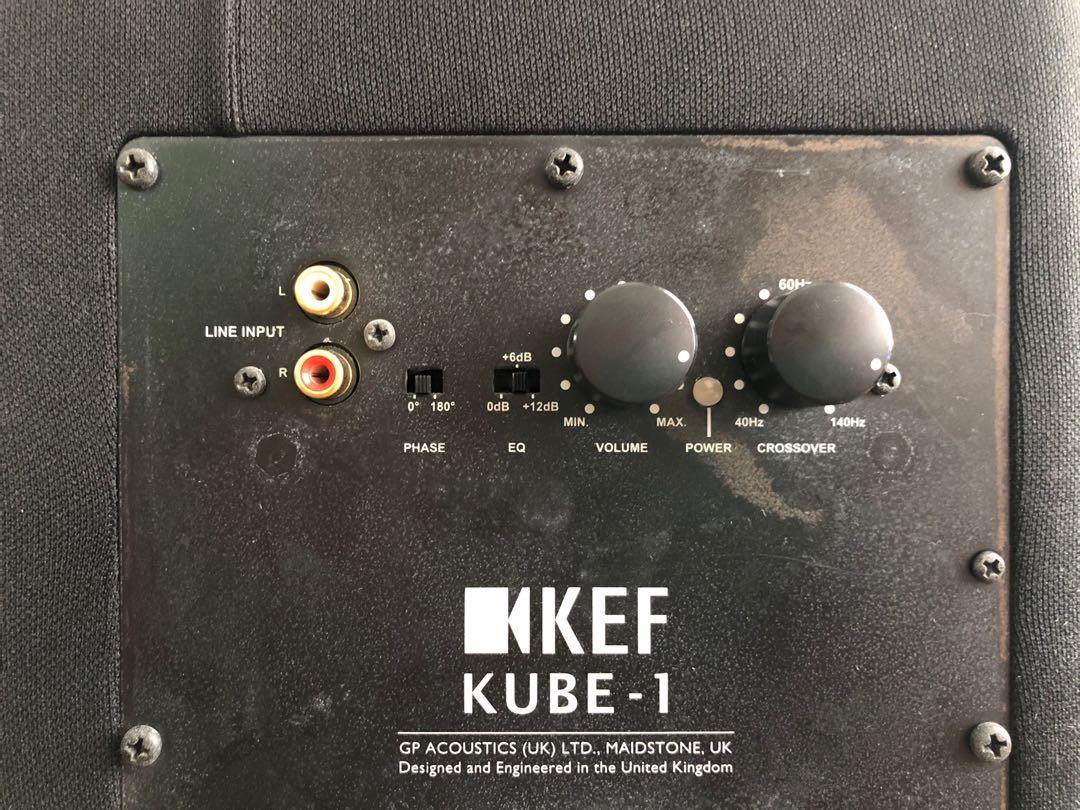 Kef kube1 subwoofer, 音響器材, Soundbar、揚聲器、藍牙喇叭、耳擴 Carousell