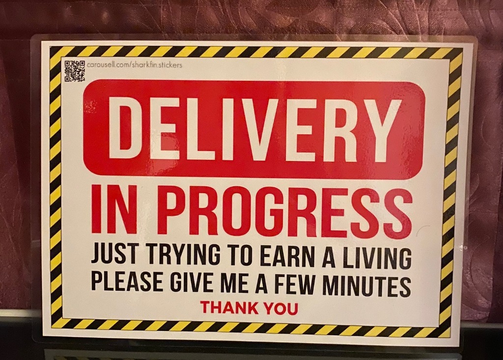 Laminated LaserPrinted A4 Signage DELIVERY IN PROGRESS. This is NOT