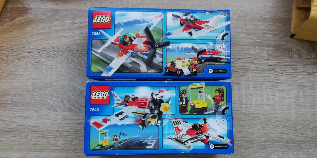 Lego 7643 & 7688 Airline Promotional Sets - City Plane