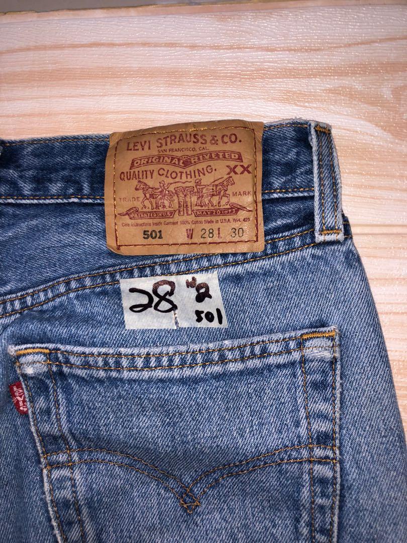 LEVIS PANTS SIZE 28 501 Women s Fashion Bottoms Jeans on Carousell