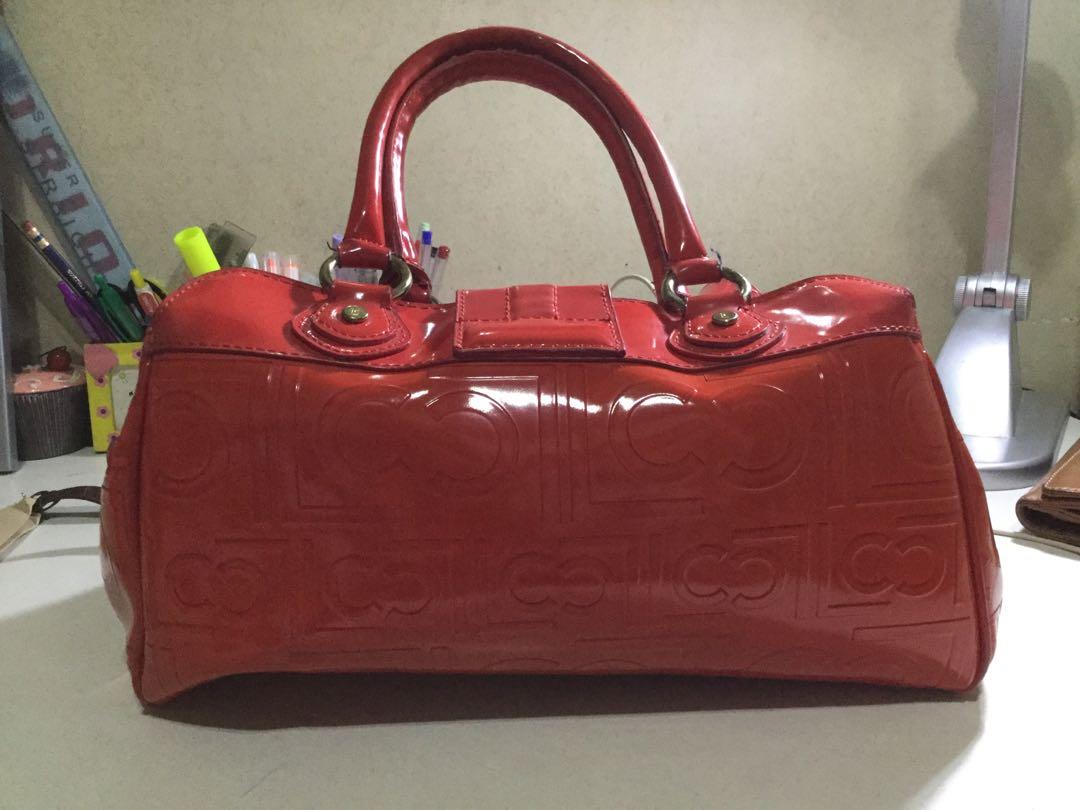 Liz claiborne purse red top