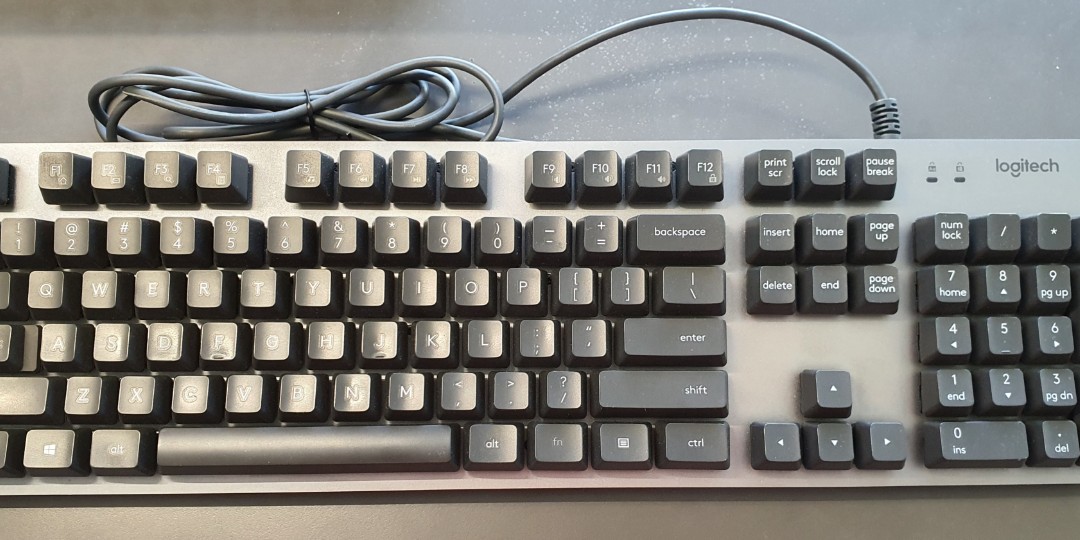 Logitech K840 Mechanical Keyboard Romer G Tactile Switches, Computers