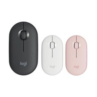 Logitech M350 Minimalist. Modern. Silent Pebble Wireless Mouse
