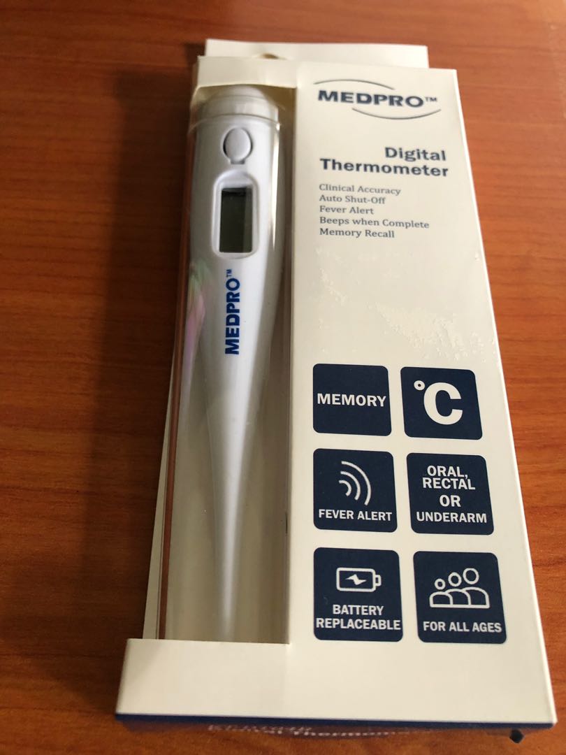 Medpro Digital Thermometer, Health & Nutrition, Thermometers on Carousell