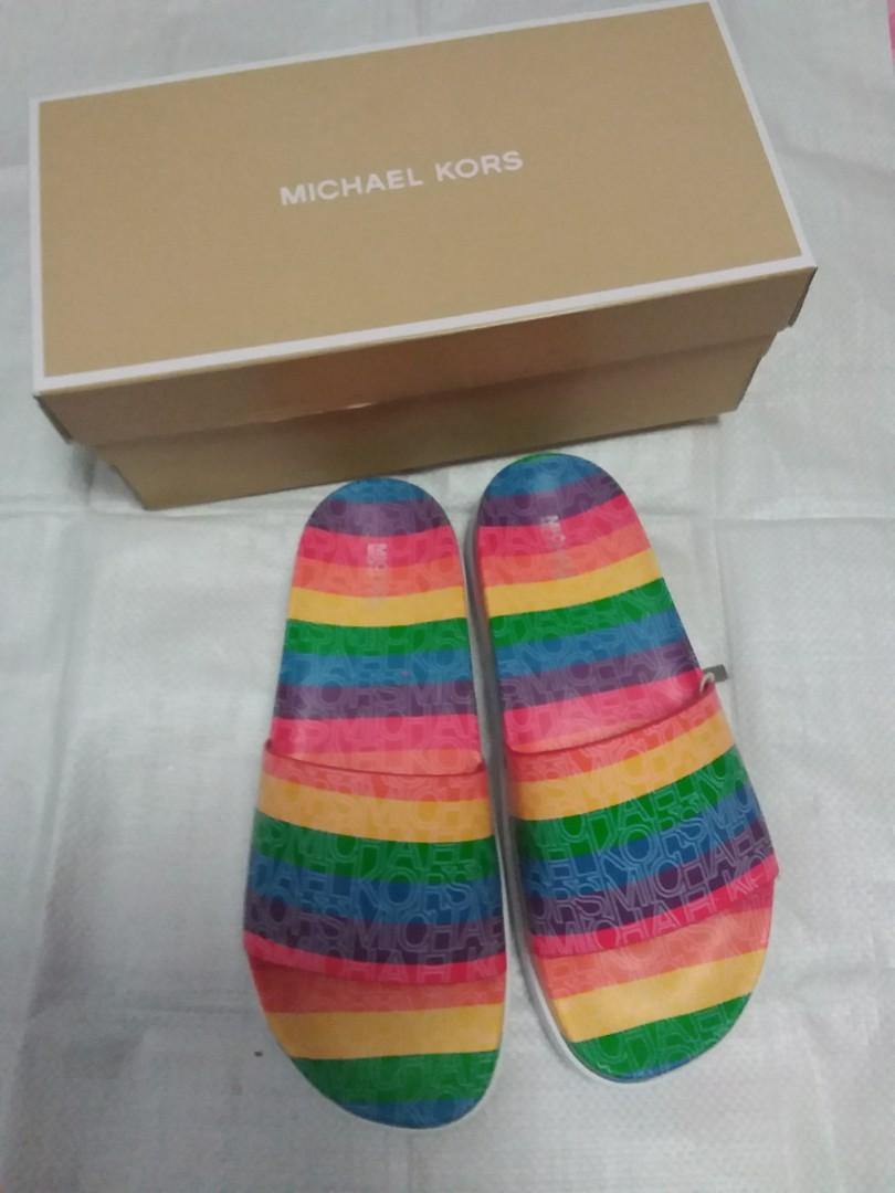 VALENTINES SPECIAL MICHAEL KORS RAINBOW SANDALS