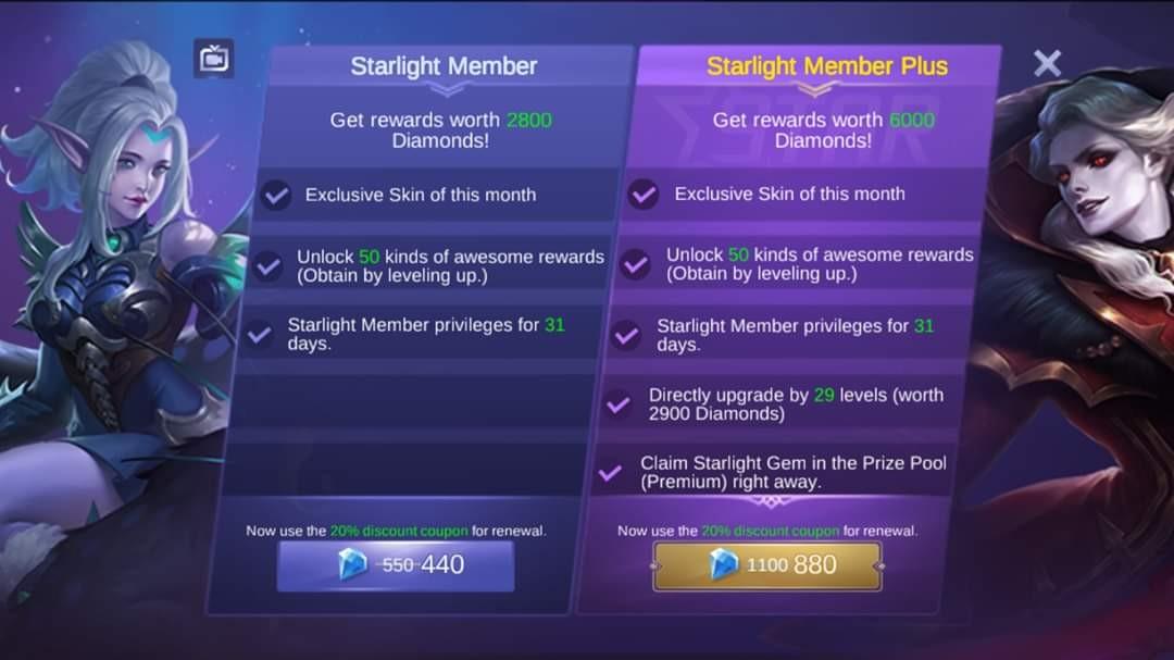 Mobile Legends Diamonds, Starlight Member, Twilight Pass (Category: Others) located in Mandaluyong City. Submitted by gamerparadise0 (Listing ID 1022283488, Image 3). Description: About Mobile Legends: Bang Bang! Join your friends in a brand new 5v5 MOBA showdown against real human opponents, Mobile Legends: Bang Bang! Choose your favorite heroes and build the perfect team with your members! Starlight Member = 700php Starlight Member Plus = 1,200