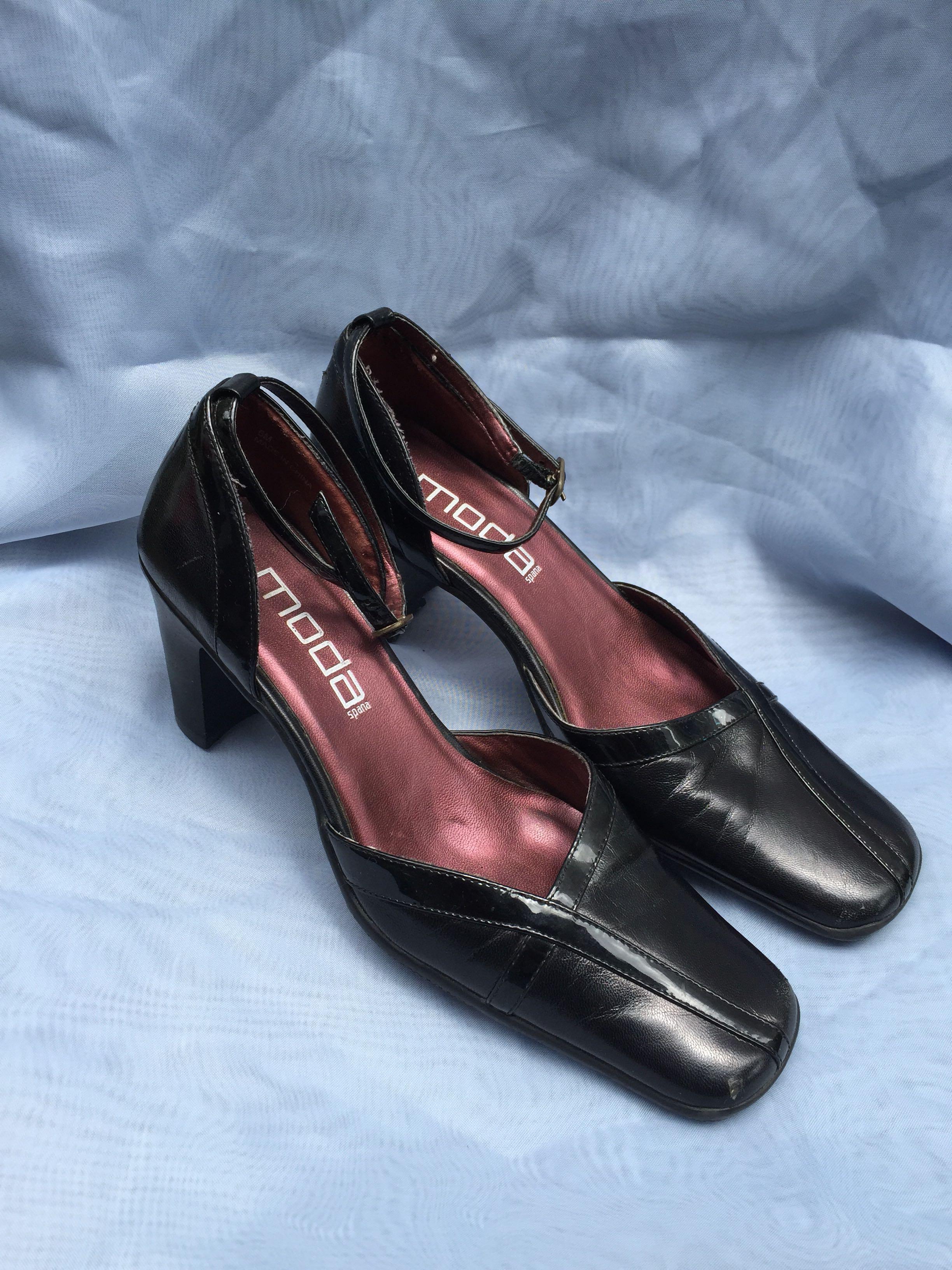 moda spana black heels