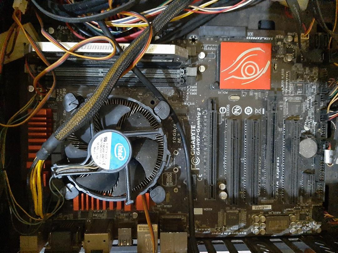 Motherboard gigabyte gah97gaming 3, Elektronik, Bagian Komputer