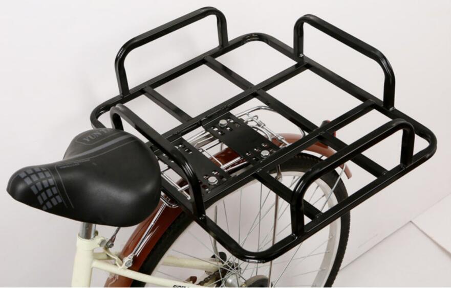 Bicycle parcel carrier clearance