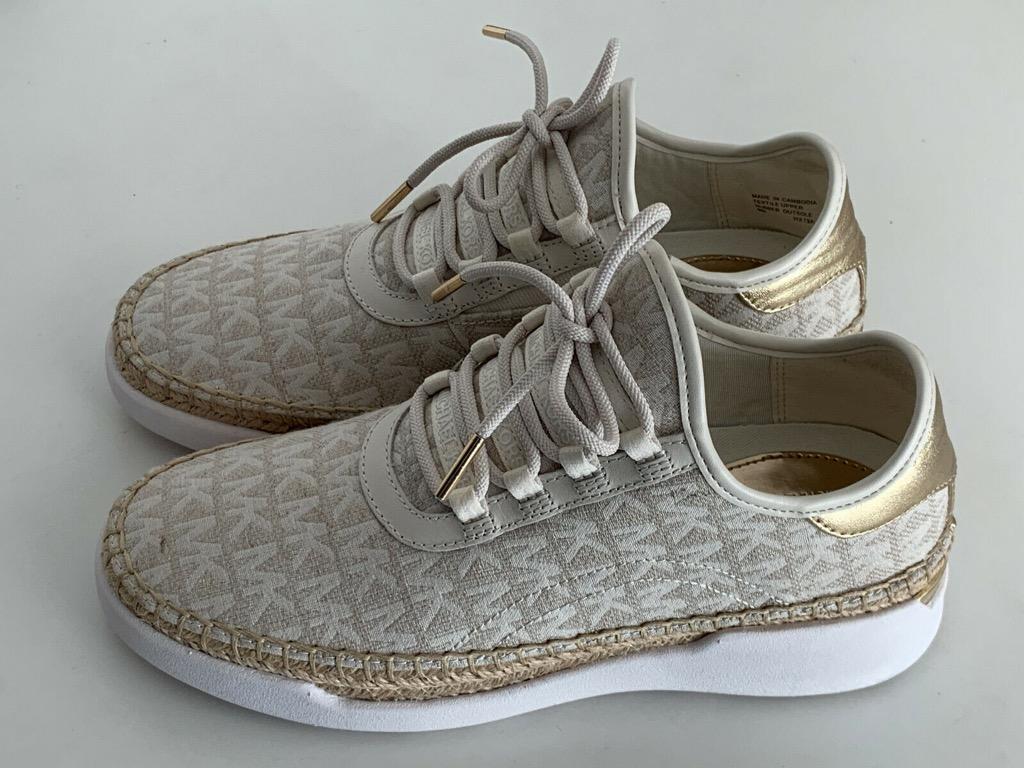 Michael kors finch sneakers white hotsell