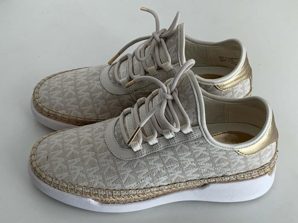 michael kors finch sneakers white