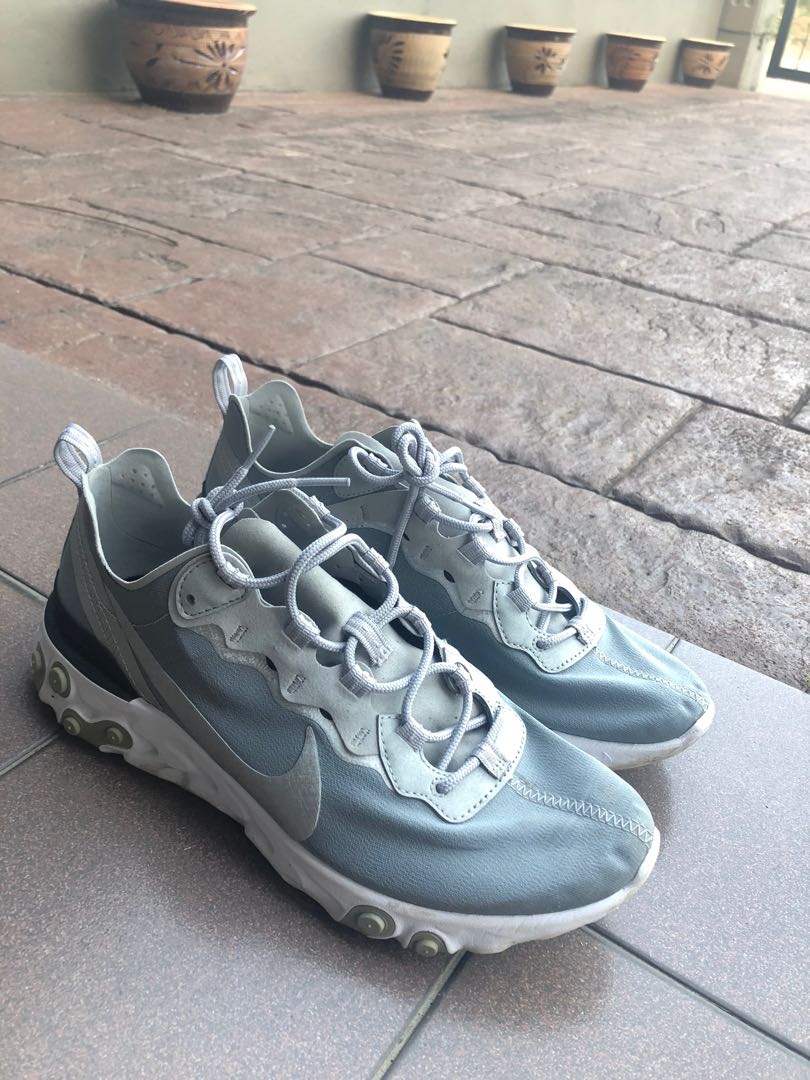 Nike react clearance 55 silver