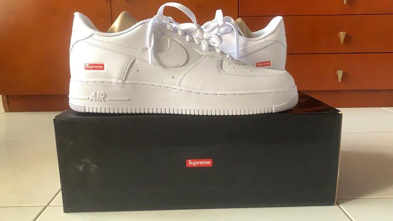 Nike X Supreme Air Force 1 Low Men S Fashion Footwear Sneakers On Carousell