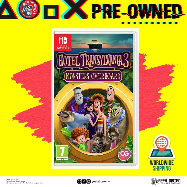 Hotel transylvania hotsell 3 nintendo switch