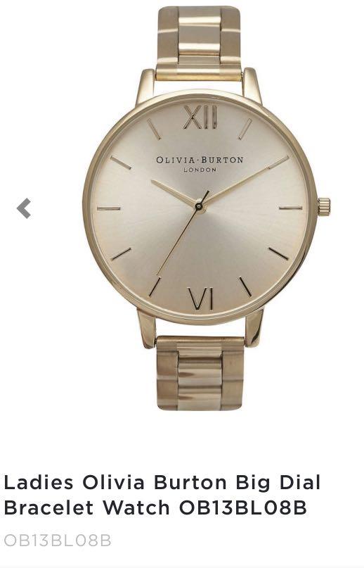 Olivia Burton Gold Watch New Unused Women S Fashion Watches On Carousell