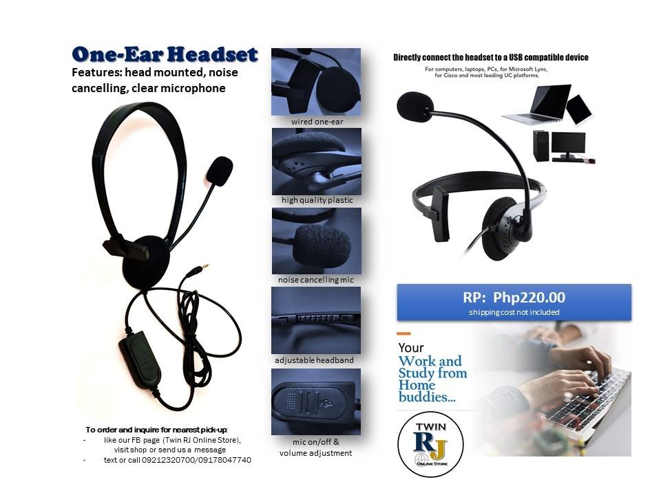 one ear mic