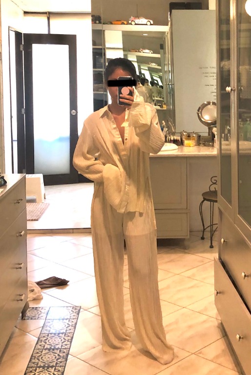 Pleated loungewear on sale