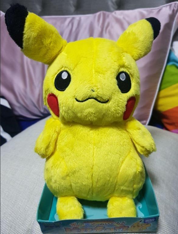 takara tomy pikachu plush