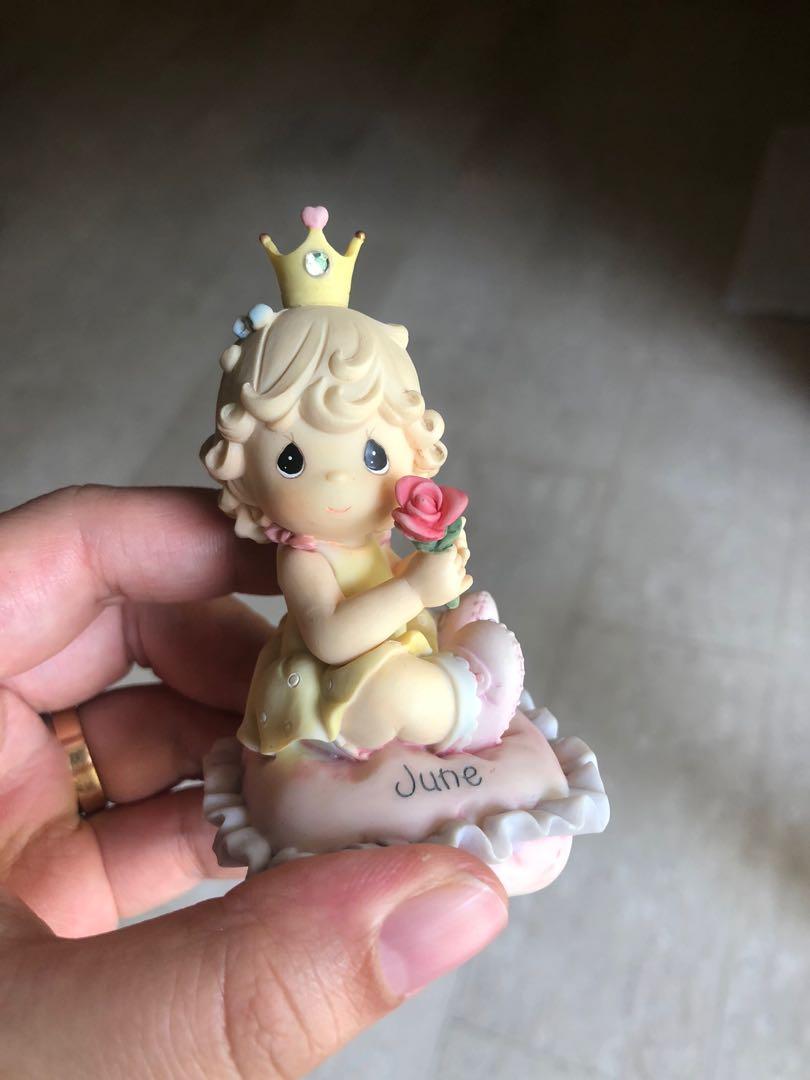 Precious Moments Thots June Birthday Month Decor Vintage Collectibles Vintage Collectibles On Carousell All aboard the precious moments birthday train! carousell