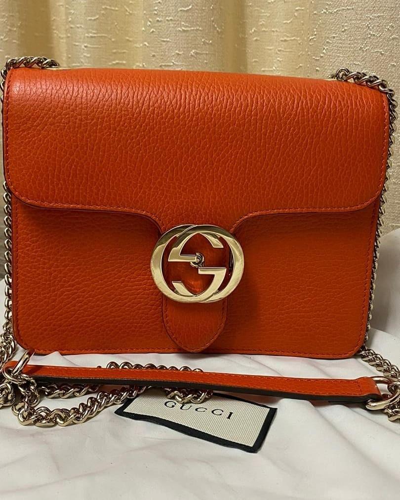 Preloved Gucci Interlocking Small Bag Luxury Bags Wallets On Carousell