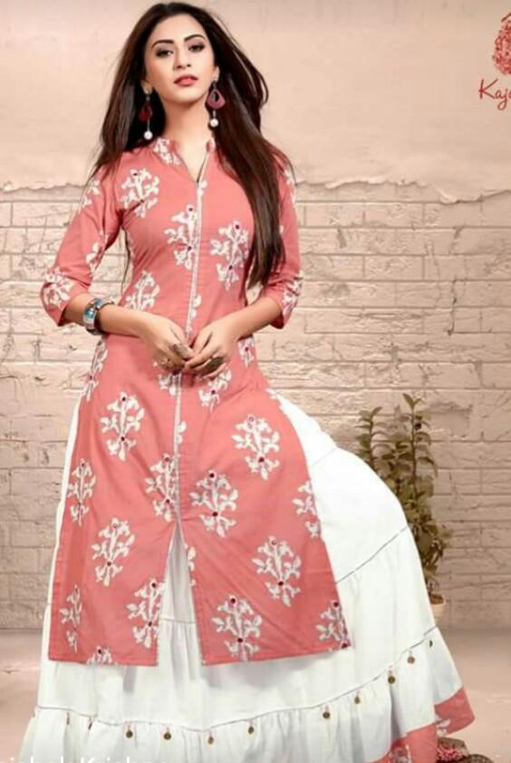 Punjabi Suit plazo skirt