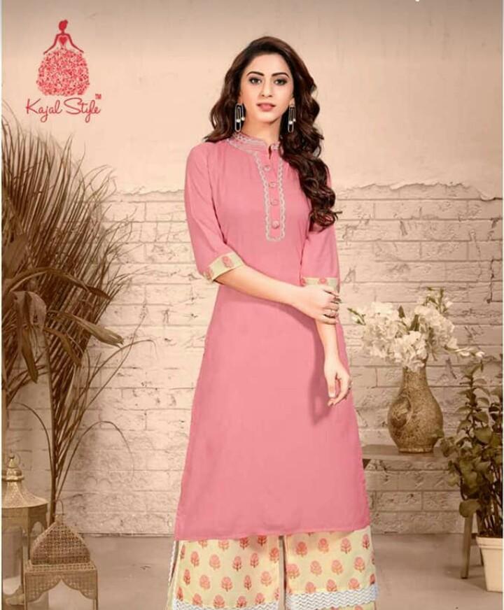 Punjabi suit plazo skirt Women s Fashion Dresses Sets