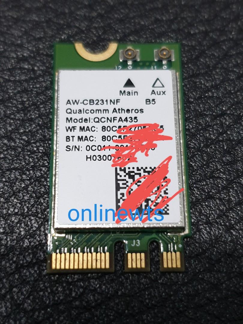 Qualcomm Atheros QCNFA435, Computers & Tech, Parts & Accessories ...