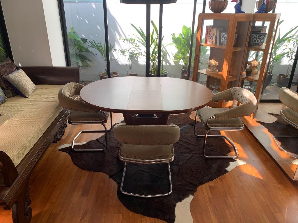 Final Reduction Rare 1960s Dining Chairs Set Of 3 Furniture Tables Chairs On Carousell