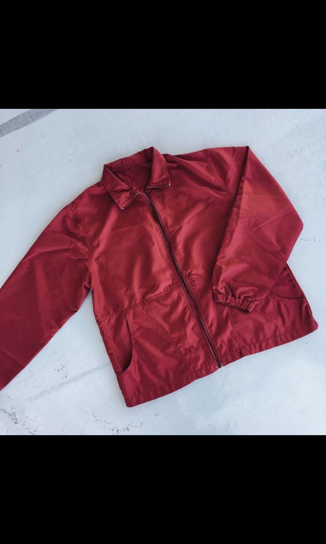 black leather waterfall front jacket