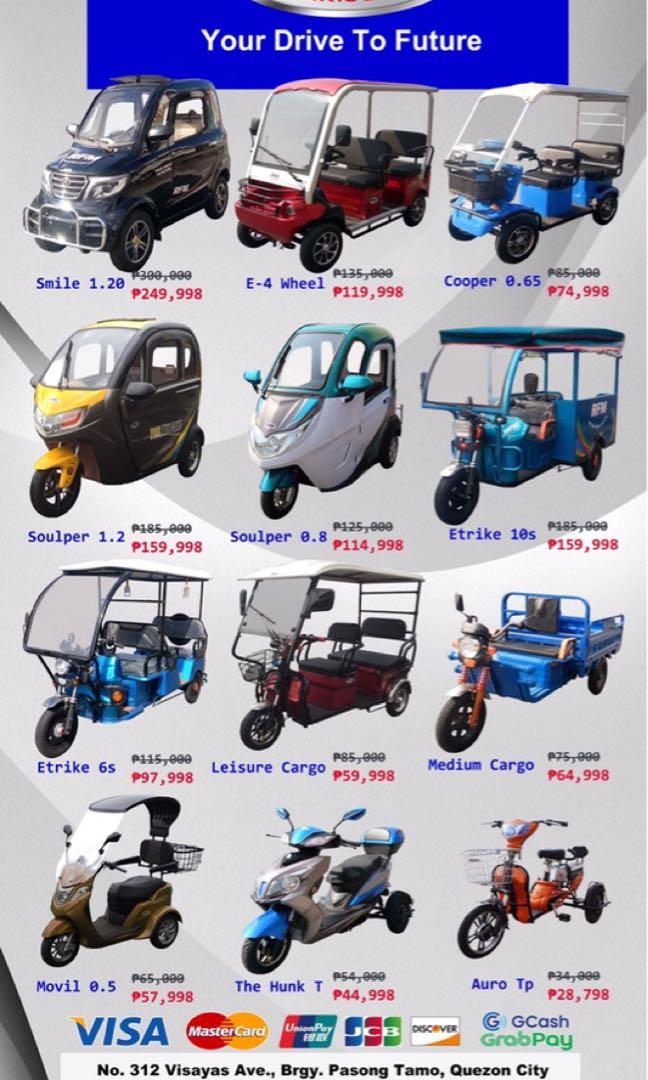 E bike 3 wheels price list online