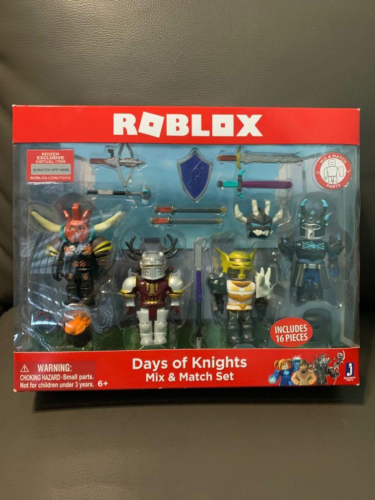 Roblox Days Of Knight Toy Toys Games Bricks Figurines On Carousell - roblox days of knights mix and match set