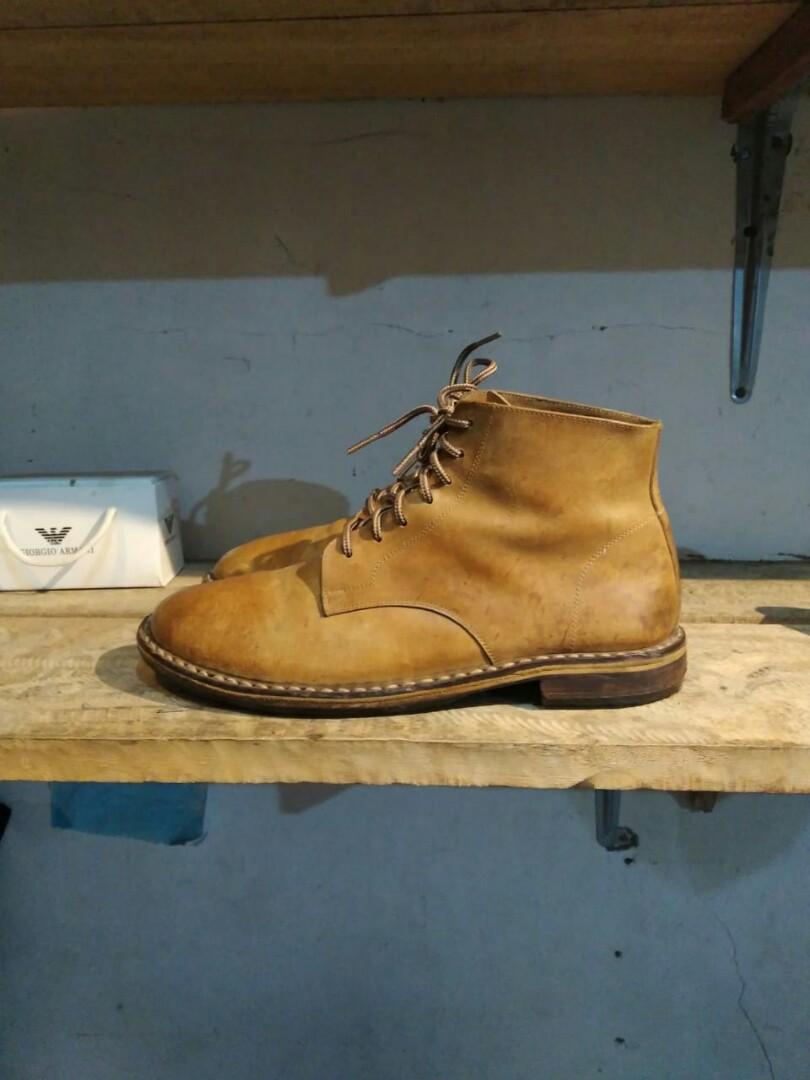 Sagara boots made in indonesia size 43, Fesyen Pria, Sepatu , Sepatu