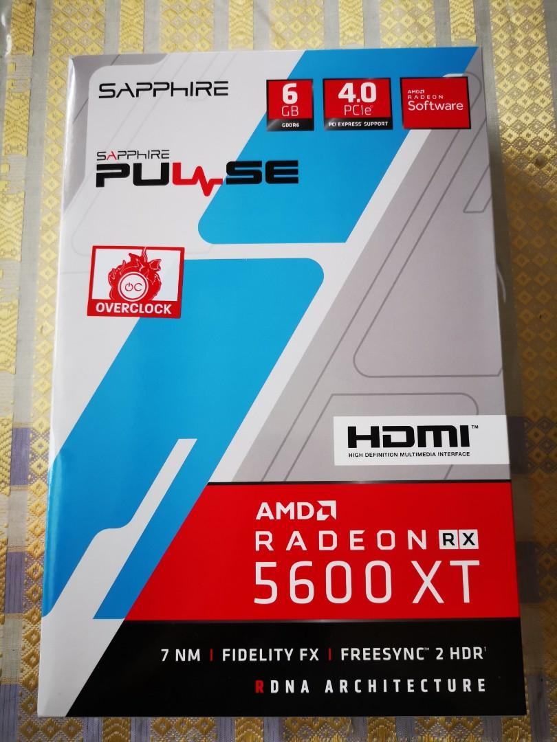 Sapphire Pulse Rx 5600 Xt Sale Or Swap Computers Tech Parts Accessories Computer Parts On Carousell