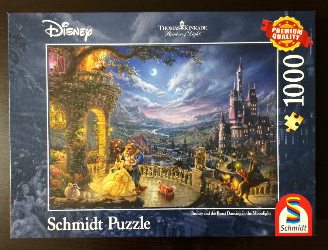Thomas Kinkade Disney's Collection 1000 Pieces Schmidt Timeless Jigsaw Puzzle 