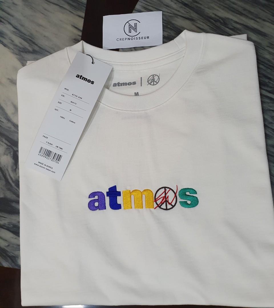 Sean Wotherspoon (SW) x ATMOS LOGO TEE White Brand New, Men's