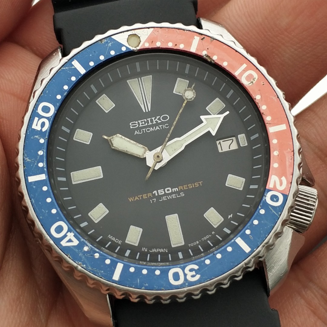 Seiko 7002-700J Pepsi Diver, Men's Fashion, Watches & Accessories, Watches  on Carousell