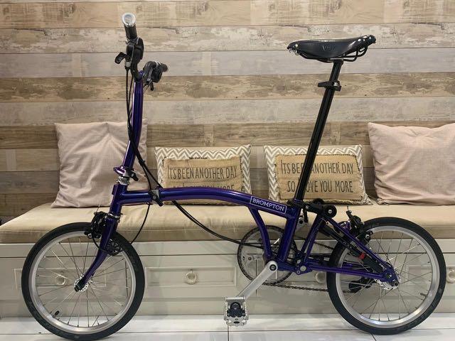 brompton m6l purple metallic