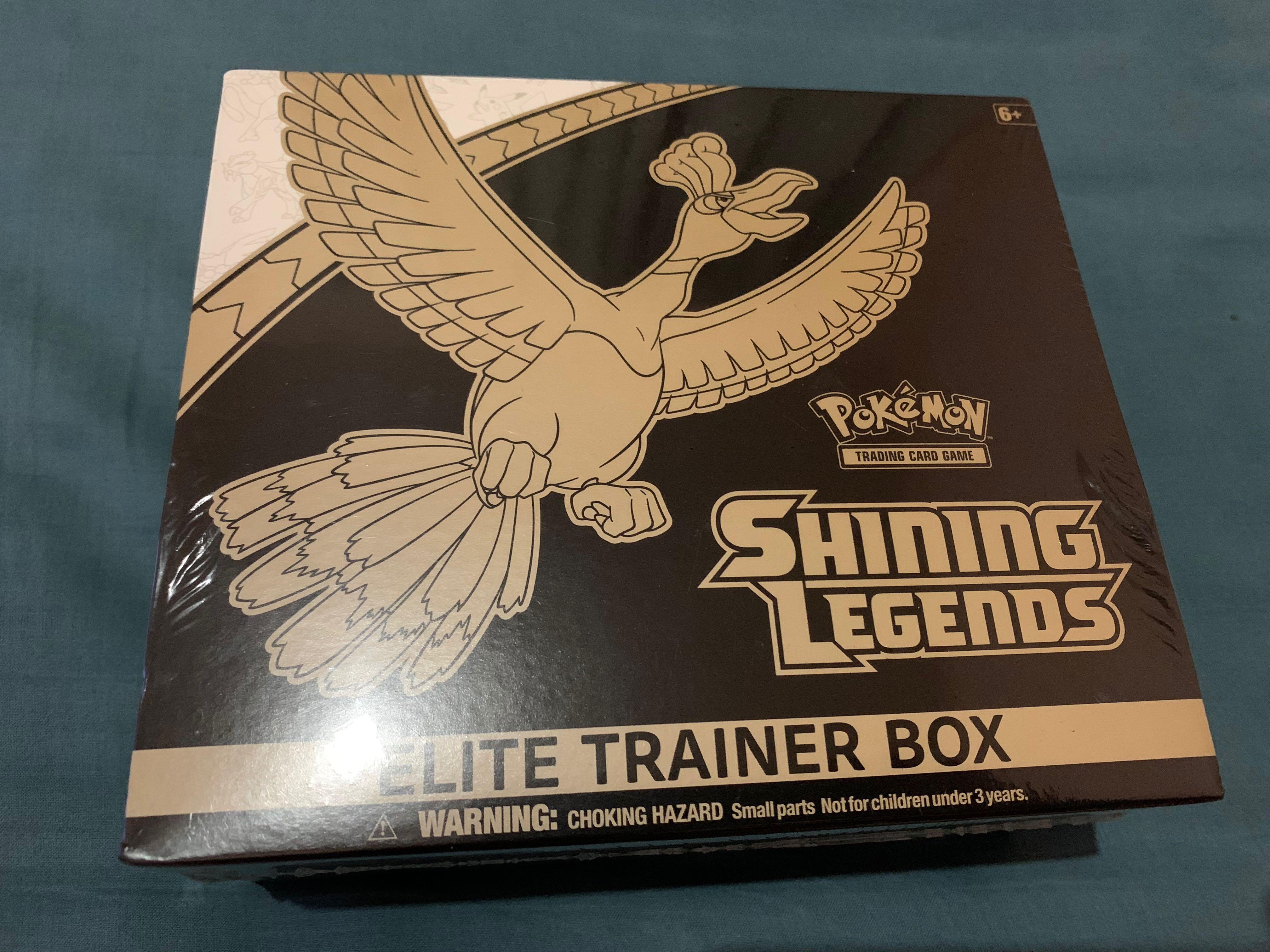 Pokémon TCG Shining Legends Elite Trainer Box 10 Booster Packs IN HAND FREE SHIP 