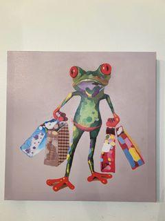 Shopping Frog Painting