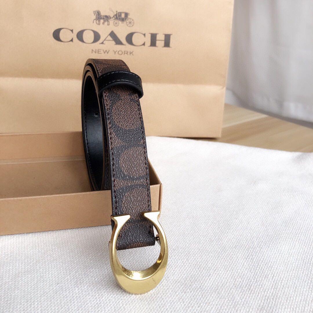 coach men's signature belt