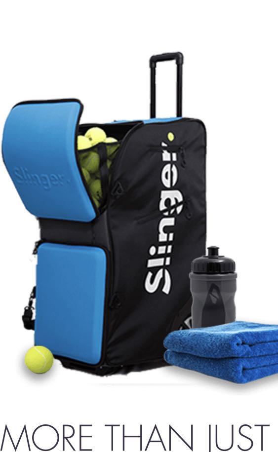 Slinger Tennis Ball Machine, Sports Equipment, Sports & Games, Racket & Ball Sports on Carousell