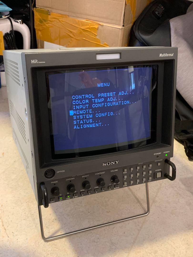 K0612-12 SONY ビデオモニター BVM-D9H5J ビデオカメラ SONY HD-SDI