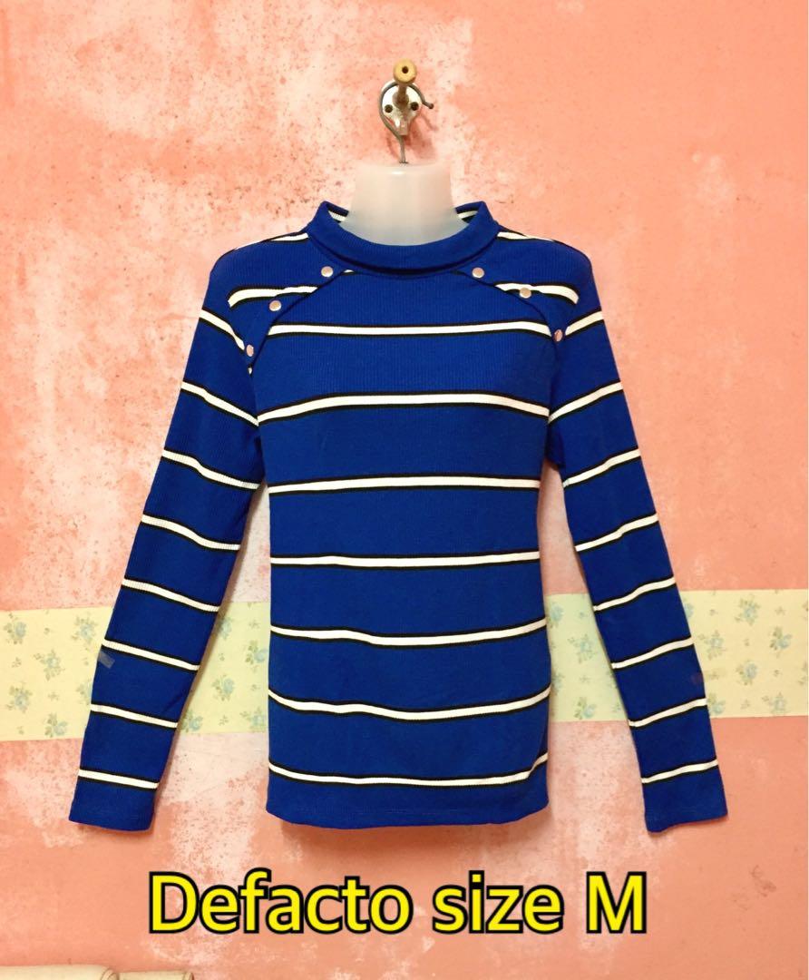 Stripe Top Defacto Women S Fashion Clothes Tops On Carousell