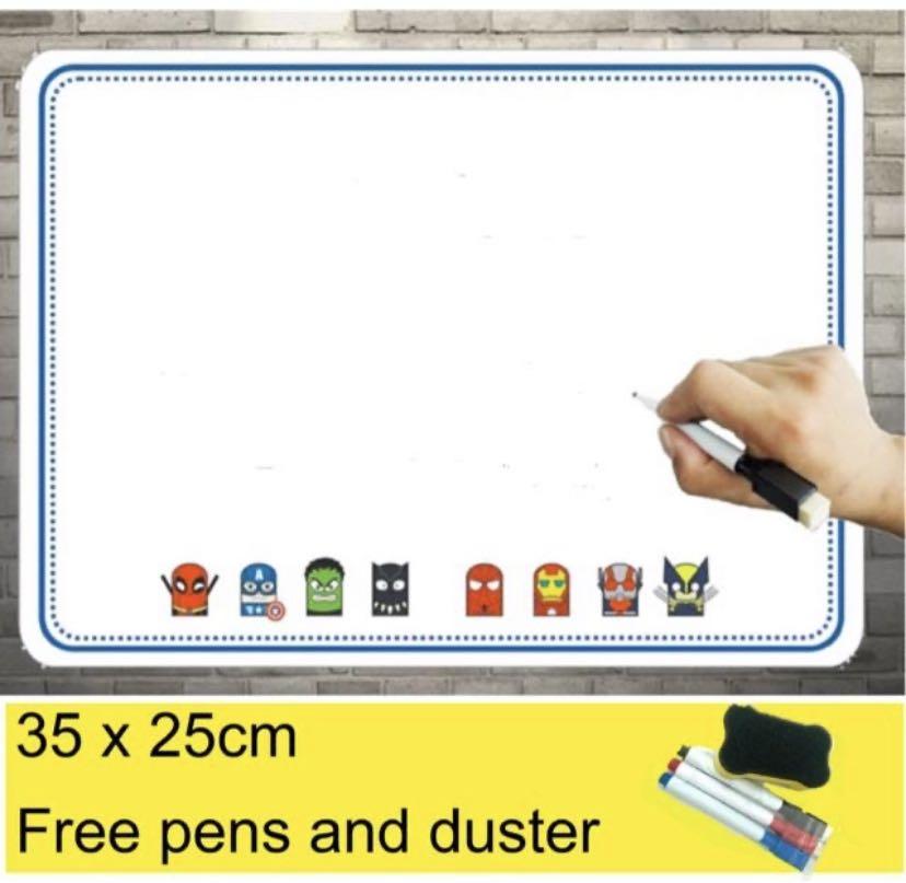 Fridge whiteboard for metal fridge, TV & Home