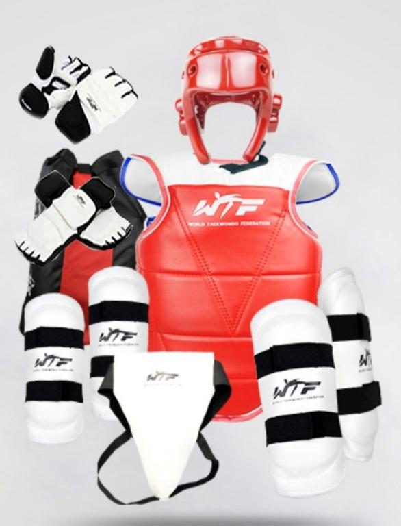 Taekwondo protective gears/TKD sparring gears KIDS/TKD shin guard/TKD ...